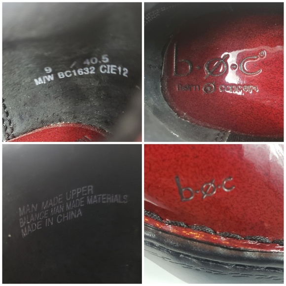 Born on Concept patent Peggy clog red/wine sz 9 - Picture 5 of 6